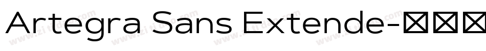 Artegra Sans Extende字体转换